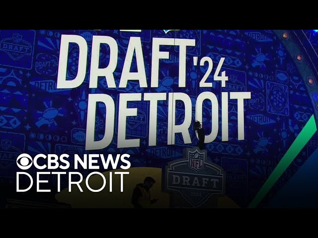 ⁣Detroit sets up NFL Draft theater