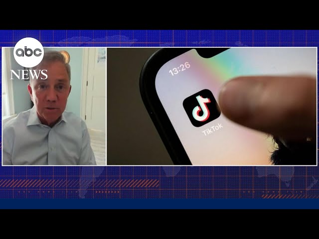 ⁣Gov. Ned Lamont discusses financial literacy & the potential TikTok ban