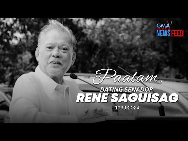 ⁣Dating Senador Rene Saguisag, pumanaw na | GMA Integrated Newsfeed
