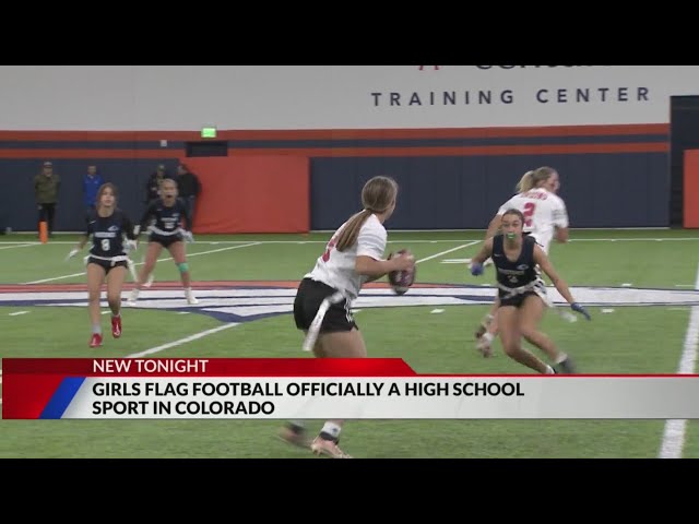 ⁣Flag football officially a Colorado high school sport