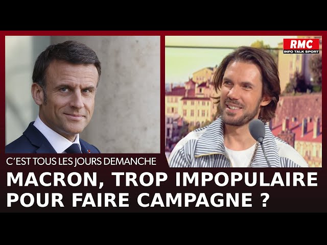 Arnaud Demanche : Macron, trop impopulaire pour faire campagne ?
