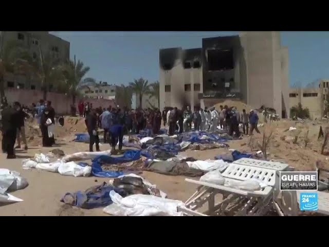 Hôpitaux de Gaza: l'Onu veut une enquête internationale sur des fosses communes • FRANCE 24