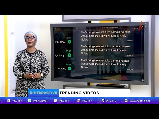 ⁣K24 TV LIVE| Enteractive with Sarah and Kelvin