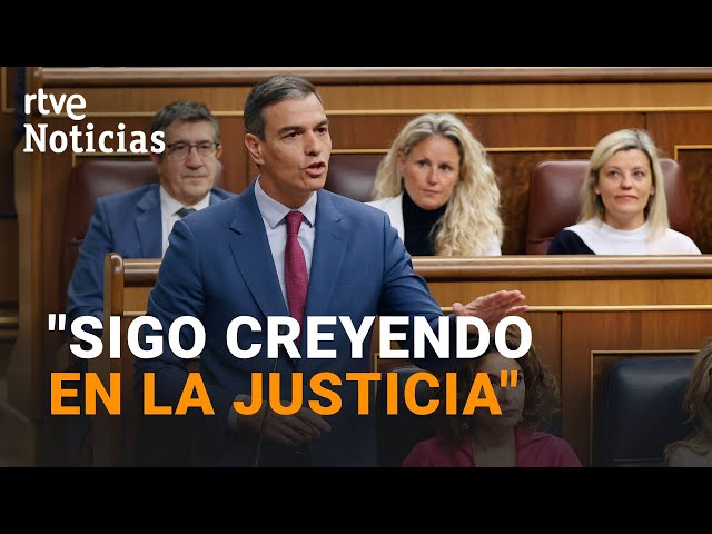 ⁣SÁNCHEZ se refiere a la DILIGENCIA JUDICIAL a su MUJER por supuesto TRÁFICO de INFLUENCIAS | RTVE