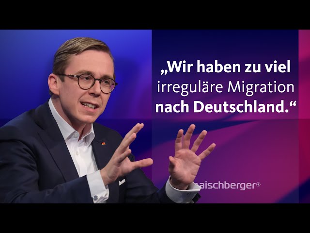 Ralf Stegner und Philipp Amthor über Bürgergeld, Leitkultur und Migration | maischberger