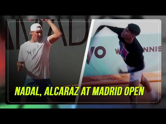 ⁣Nadal and Alcaraz gear up for Madrid Open on friendly turf