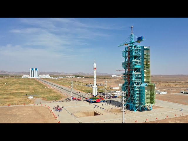 ⁣Live: A closer look at the Shenzhou-18 manned space mission's launch site