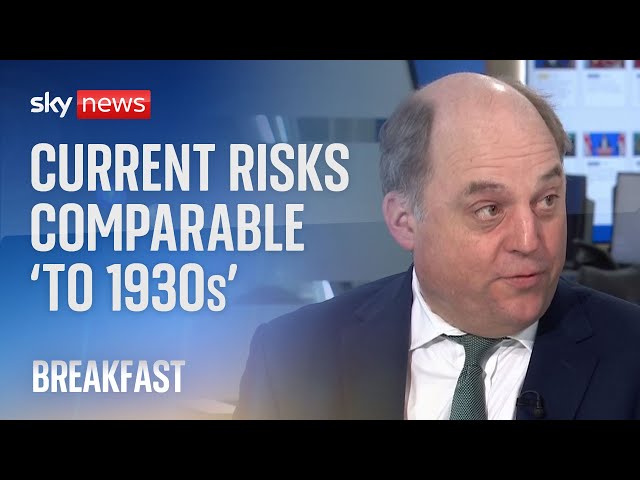 Former UK defence secretary: World facing risks comparable to 1930s