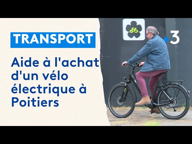 ⁣Aide à l'achat d'un vélo électrique à Poitiers