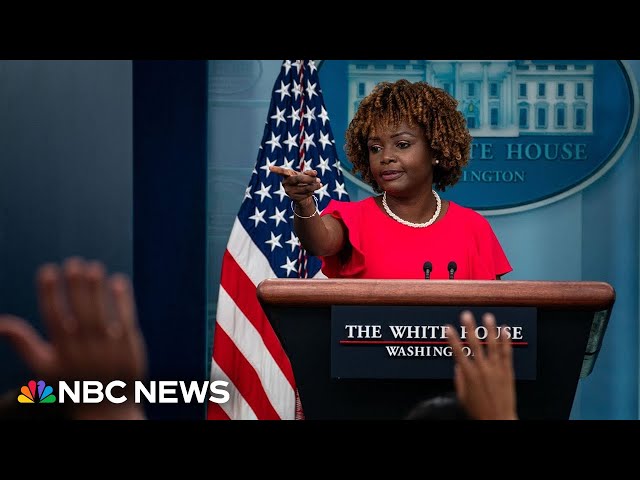⁣LIVE: White House holds press briefing | NBC News