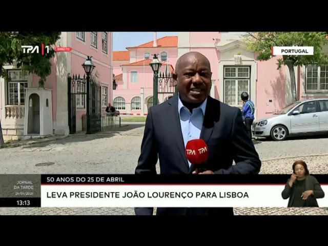 50 anos do 25 de Abril - Leva Presidente João Lourenço para Lisboa