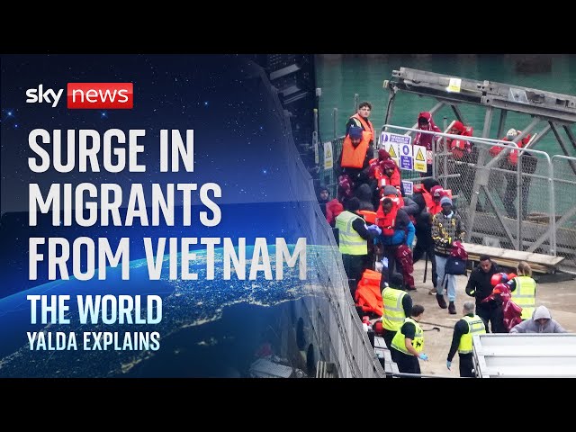 ⁣What's behind the surge in Vietnamese migrants crossing the Channel? | Yalda Explains