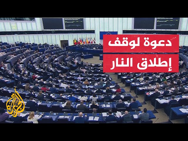 نواب بالبرلمان الأوروبي يطالبون بمعاقبة إسرائيل على جرائمها في غزة