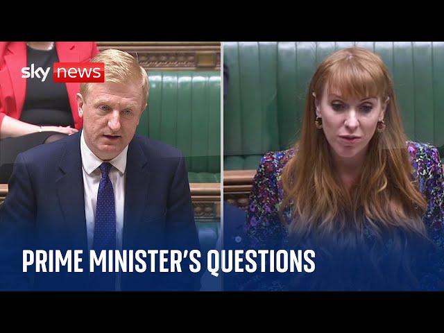 ⁣PMQs: Oliver Dowden and Angela Rayner stand in for Rishi Sunak and Sir Keir Starmer | 24th April