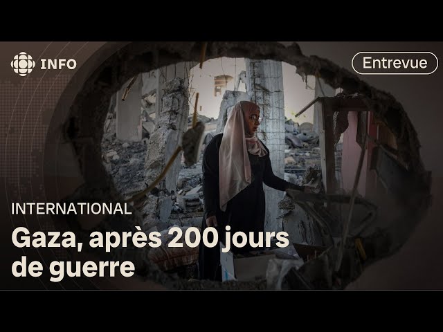 ⁣200 jours de guerre dans la bande de Gaza