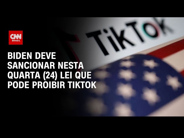 Biden deve sancionar nesta quarta (24) lei que pode proibir TikTok | CNN NOVO DIA