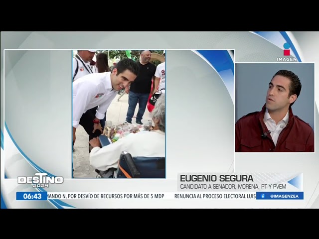 ⁣Eugenio Segura habla de sus aspiraciones de llegar al Senado