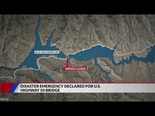 ⁣Colorado lieutenant governor verbally declared disaster declaration for US 50 bridge