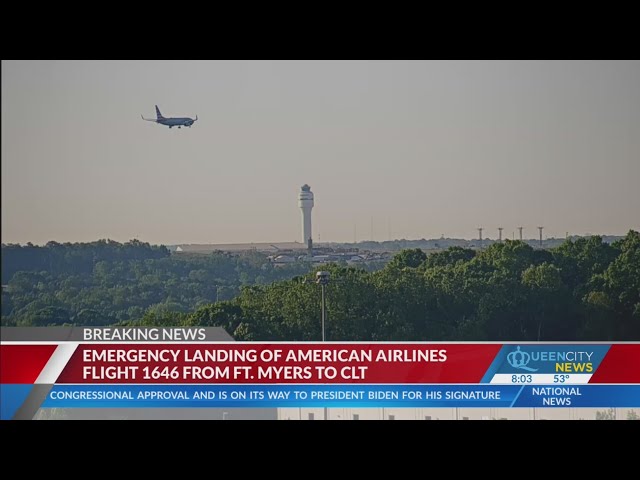Charlotte flight from Florida makes emergency landing