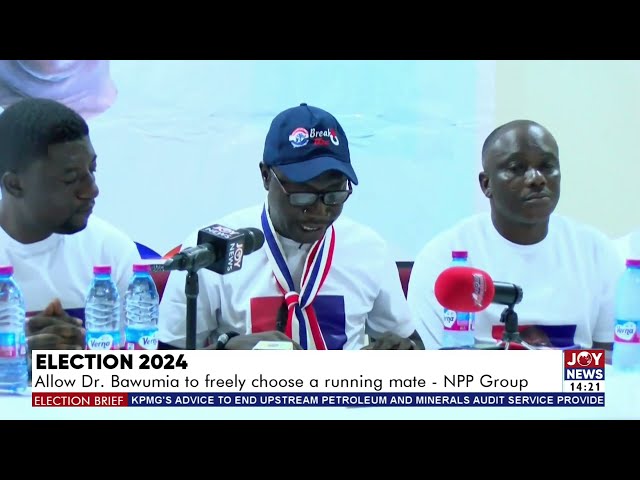 Election 2024: Allow Dr.Bawumia to freely choose a running mate - NPP Group