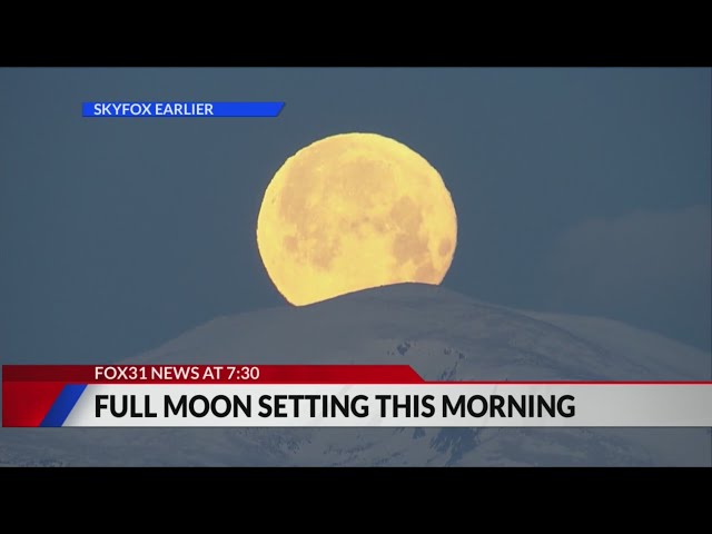 SkyFOX catches full pink moon