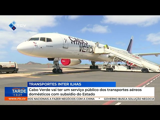 ⁣Cabo Verde vai ter um serviço público dos transportes aéreos domésticos com subsídio do Estado