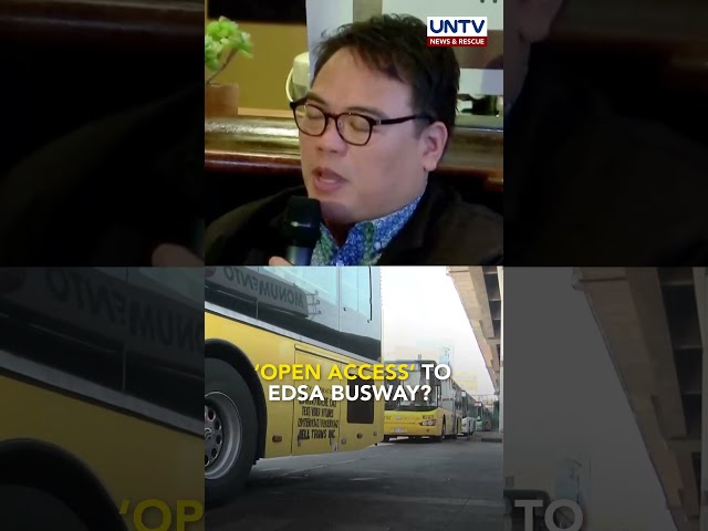 ⁣MMDA opposes proposed opening of EDSA Busway to UV Express, vans, trucks