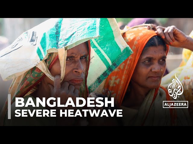 ⁣Bangladesh heatwave: Temperatures soar to highest in decades