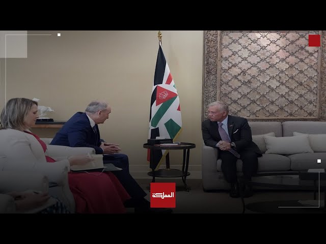 ⁣السادسة | الملك يلتقي مع وزير إيرلندي وينبه إلى ضرورة إعادة السلام إلى الشرق الأوسط