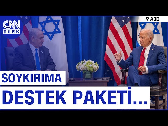 ABD'den İsrail'e Soykırım Desteği! Biden İsrail'e Yardım Paketini Onayladı | CNN TÜRK