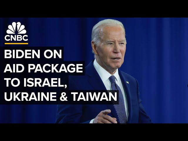 ⁣Biden speaks after Senate passes aid for Israel, Ukraine, Taiwan, and TikTok bill — 4/24/2024