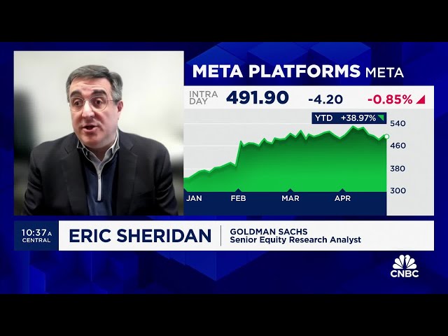 ⁣Meta's Q2 revenue guidance and implied deceleration will be key, says Goldman's Eric Sheri