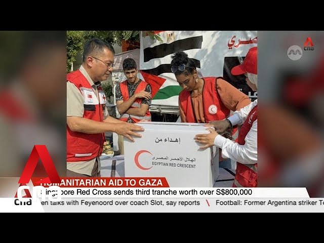 ⁣Singapore Red Cross sends 3rd tranche of aid to Gaza