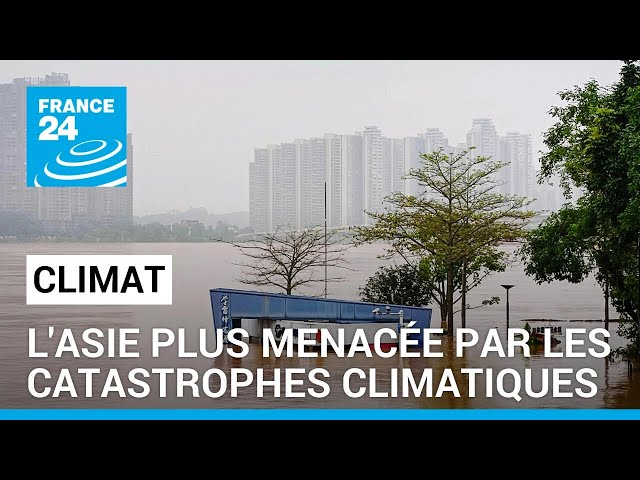 ⁣L'Asie, le continent le plus menacé par les catastrophes liées au changement climatique (OMM)