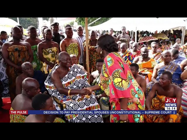 ⁣Election 2024: Asantehene admonishes political parties to promote affirmative action