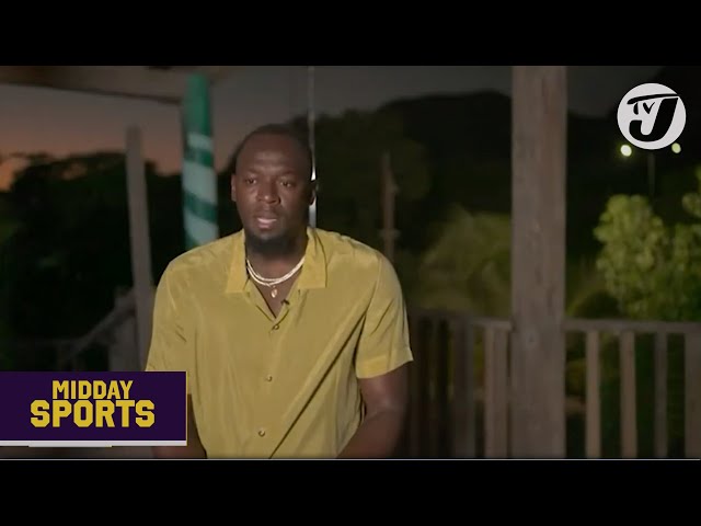 ⁣Usain Bolt named as Ambassador for T20 World Cup in the Region | TVJ Midday Sports News