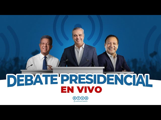 ¡Cara a cara! Debate Presidencial 2024 en vivo por RTVD4