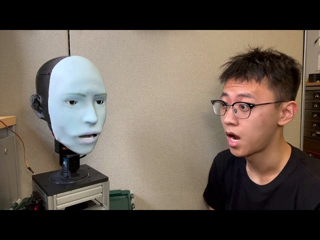 ⁣Students create robot named 'Emo' that can mimic facial expressions | USA TODAY
