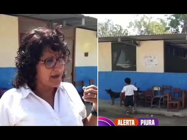 Escolares asisten a colegio sin baños en Piura: "Los niños recurren al vecino de al frente"