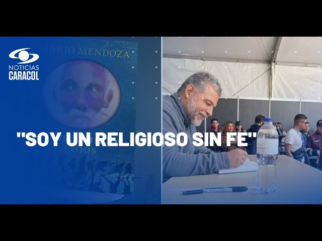 ⁣Mario Mendoza presenta en la FILBo su nueva novela, Los vagabundos de Dios