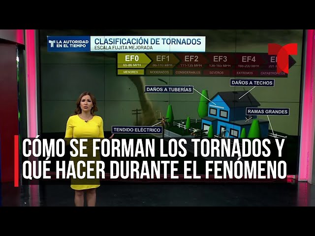 ⁣Cómo se forman los tornados y qué hacer durante el fenómeno