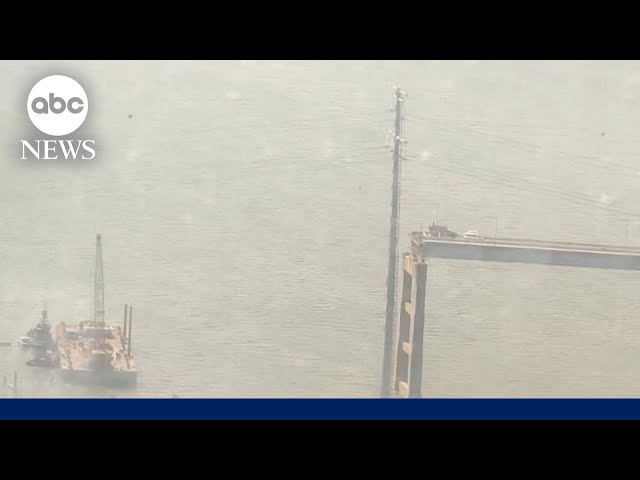 Maryland opens 4th channel for ship travel after bridge collapse