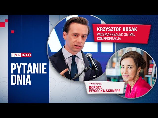 ⁣Krzysztof Bosak: polityków trudno skazać, bo są sprytni i uchwalają prawo pod siebie | PYTANIE DNIA