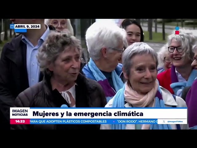 Mujeres de Suiza se unen para combatir el cambio climático | Noticias con Crystal Mendivil
