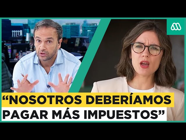 ⁣El cruce de palabras entre Rodrigo Sepúlveda y Camila Vallejo en Mega