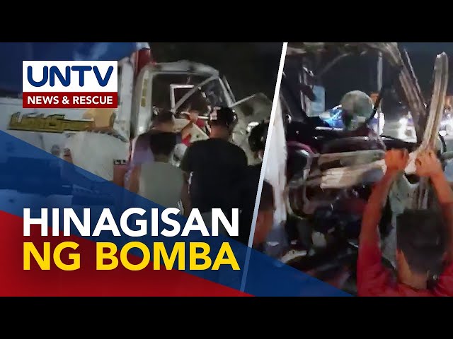 ⁣Babaeng pasahero sa Panabo City, Davao del Norte, sugatan sa pagsabog ng bomba