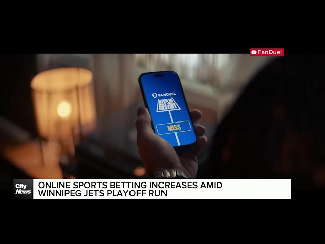 ⁣Online sports betting rising amid NHL playoffs