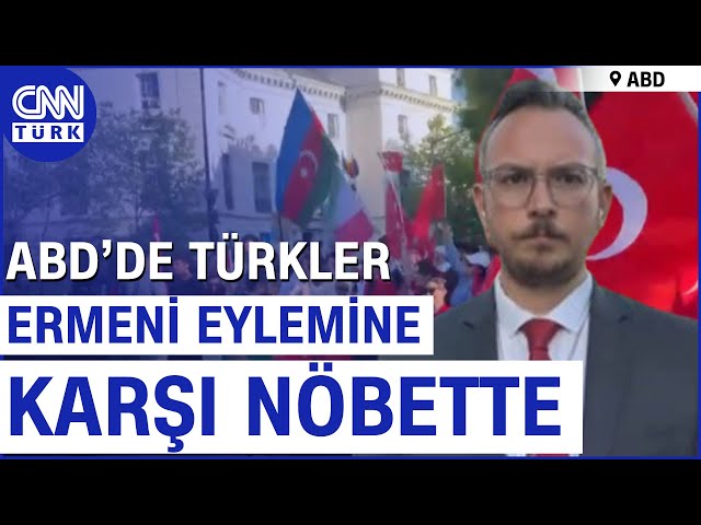 ⁣Amerika'da Türkler Sokakta! Sözde Soykırım İddialarına Karşı Gösteriler Büyüyor! | CNN TÜRK