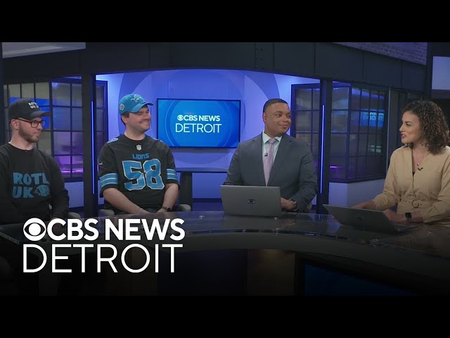 ⁣Catching up with Detroit Lions fans from the United Kingdom ahead of the 2024 NFL Draft