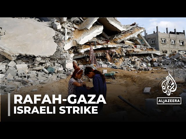 ⁣Rafah strike: At least 1 dead & several injured in strike